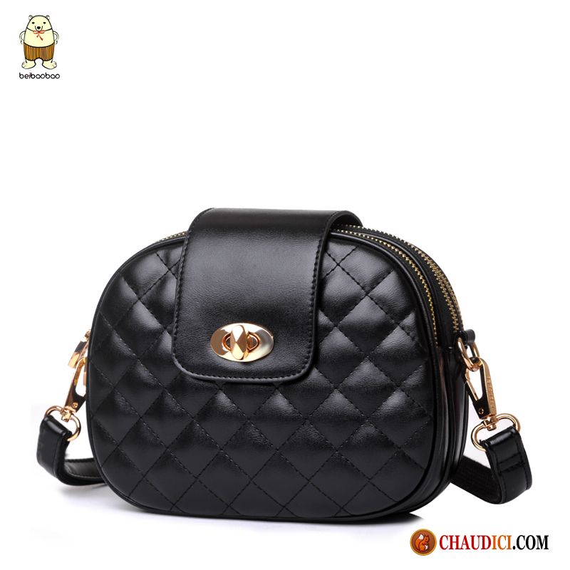 Sac Bandoulière Cuir Chocolat Mini Femme Petit Vent Parfumé Mode