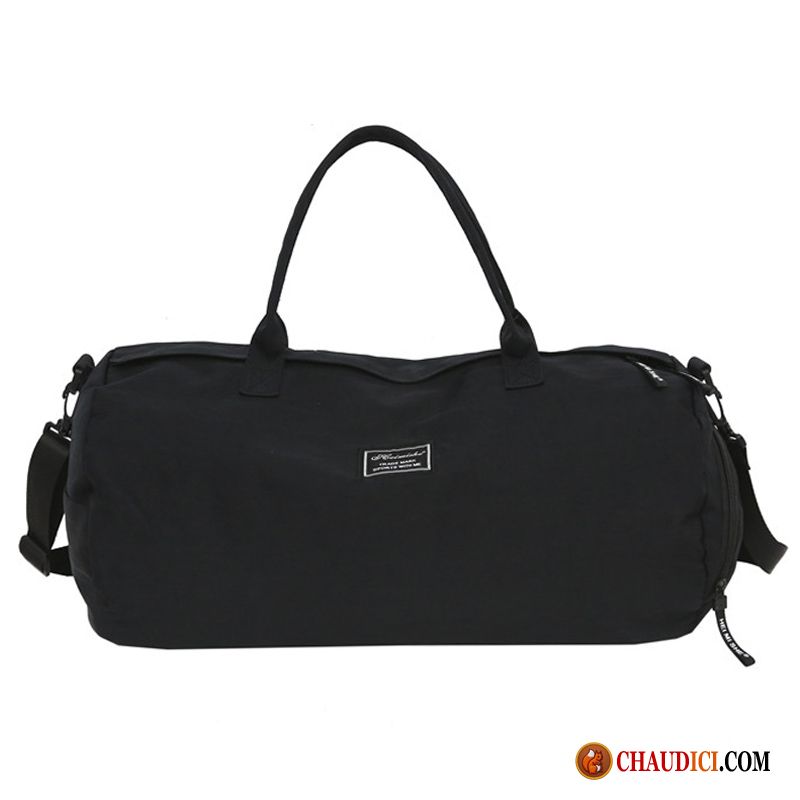 Sac De Voyage Sport Chameau Tendance Grande Capacité Voyage Noir Portable Pas Cher