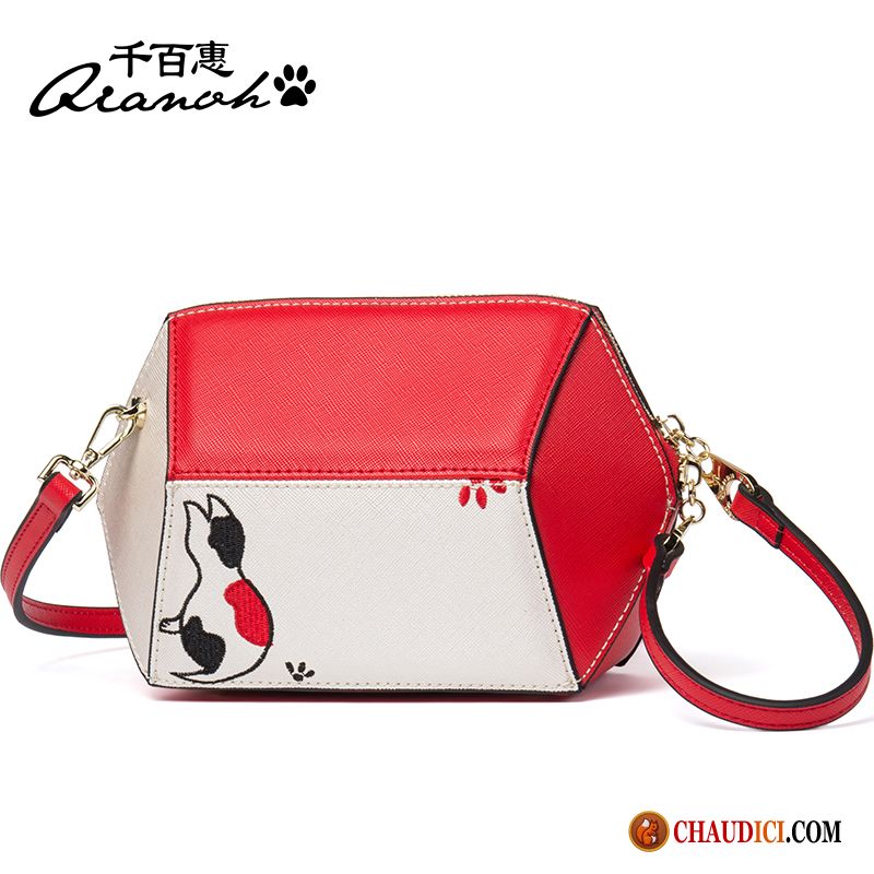 Sac En Bandoulière Femme Rose Tendance Femme Le Nouveau Rhombe Mini