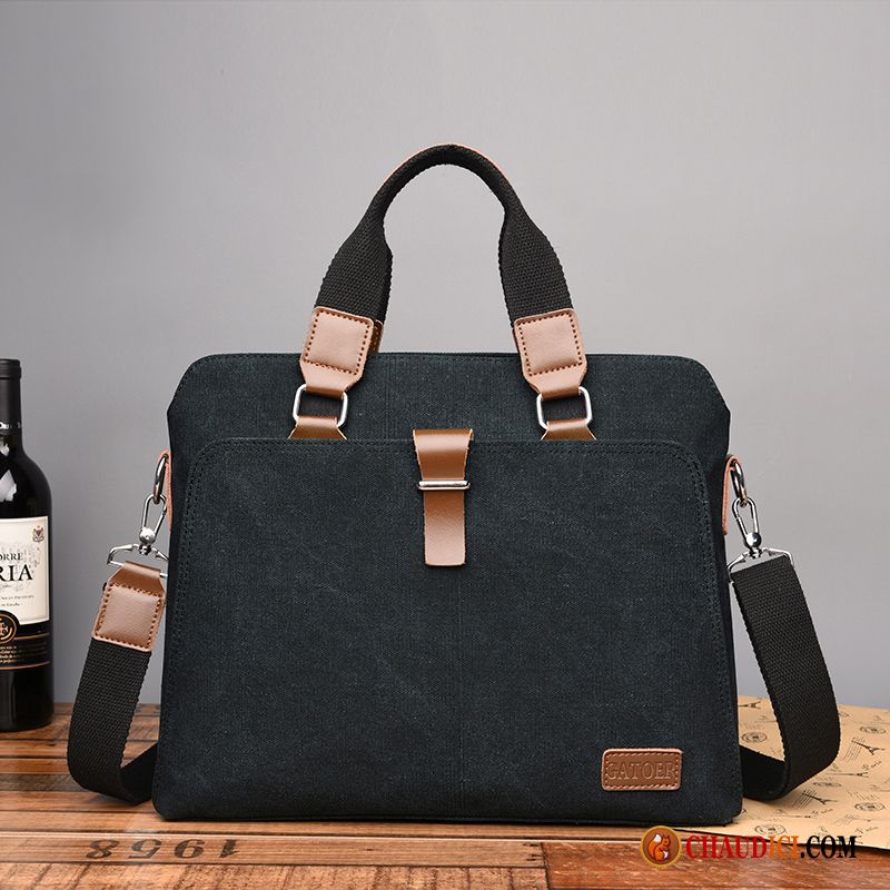 Sac Pour Cours Homme Sac À Main Oxford Textile Hommes Toile Mallette