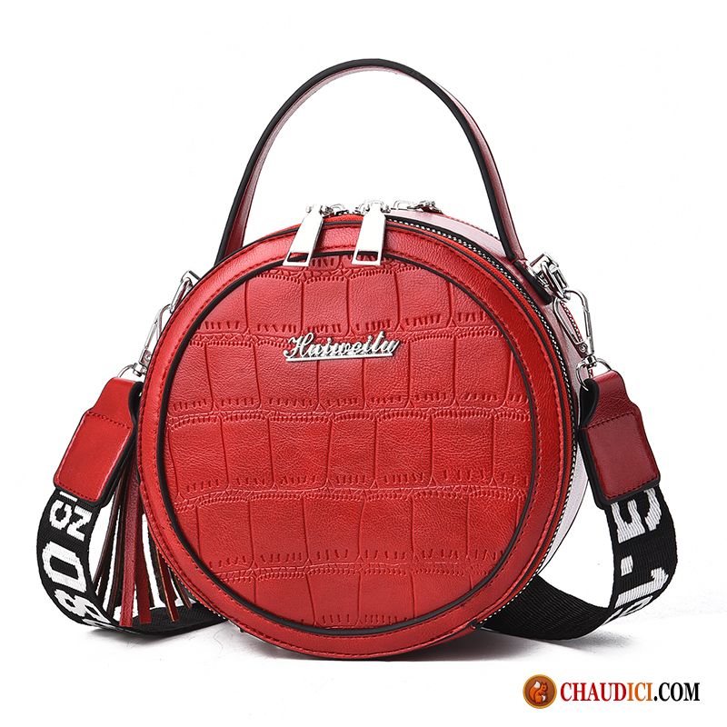 Sac À Bandoulière Fille Tendance Été Femme Sacs À Bandoulière Rouge Soldes