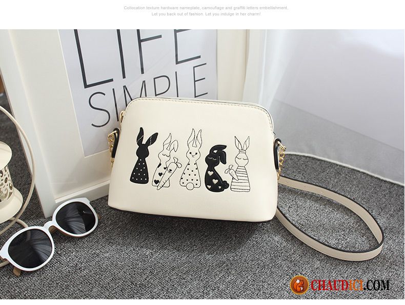 Sac À Bandoulière Large Femme Gris Dessin Animé Charmant Femme Chaîne Princesse En Ligne