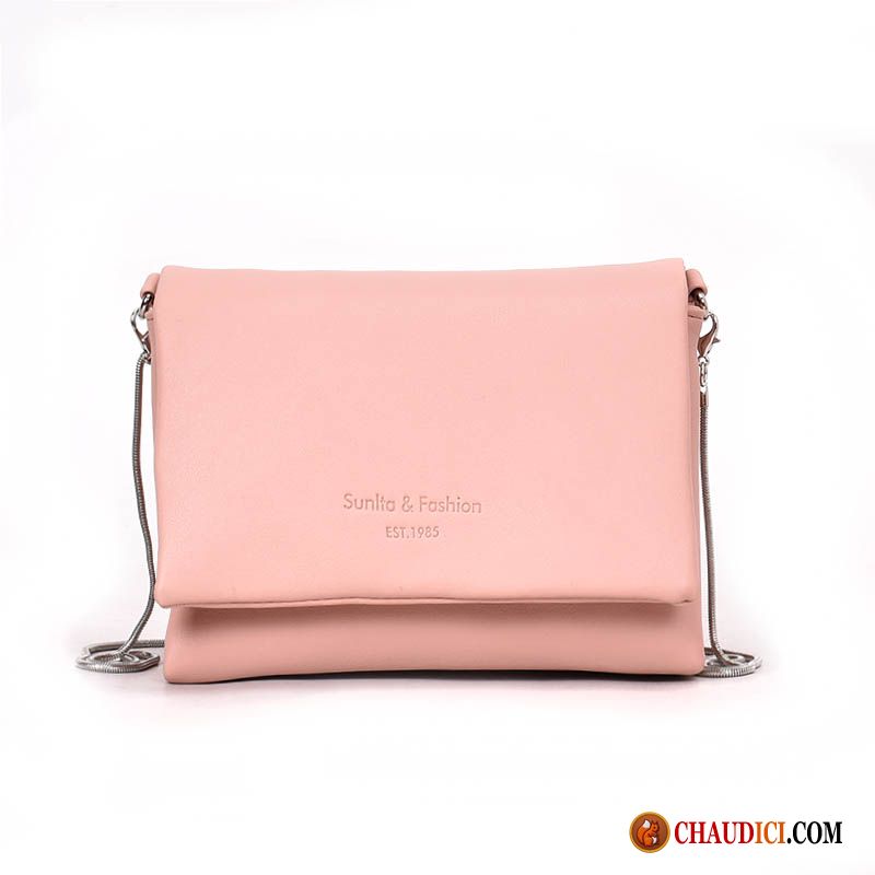 Sac À Bandoulière Marque Solde Steelblue Tendance Rose Sacs À Bandoulière Sauvage Chaîne Soldes