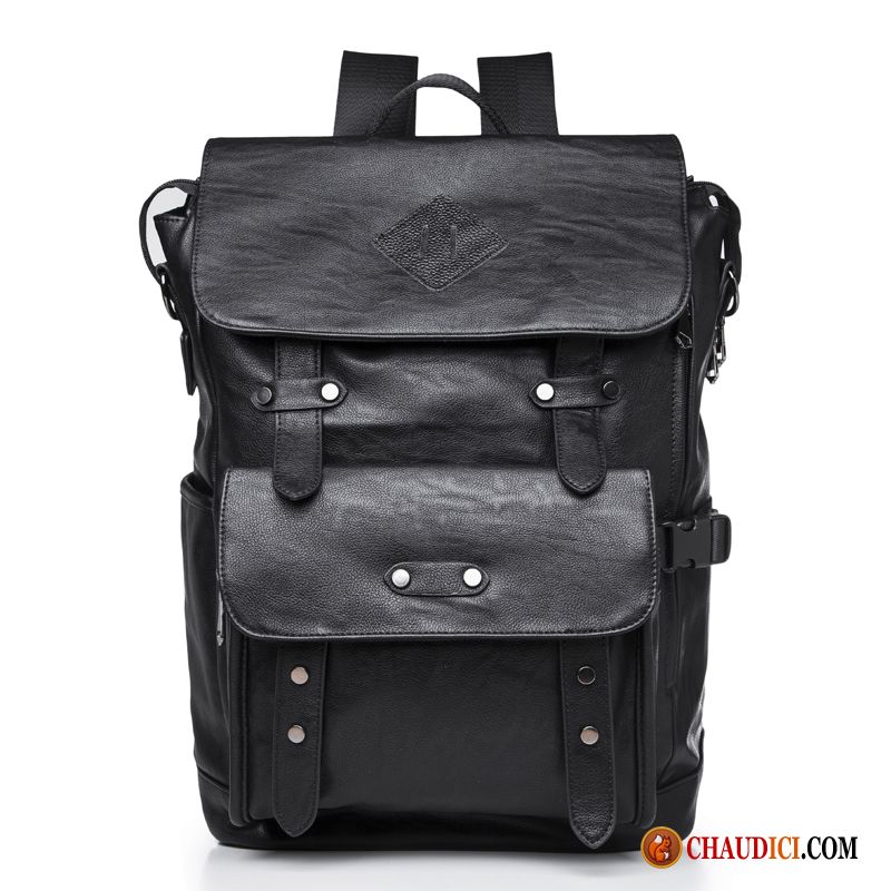 Sac À Dos Ordinateur Homme Brun Mode Noir Cartable Homme Sac À Dos Pas Cher