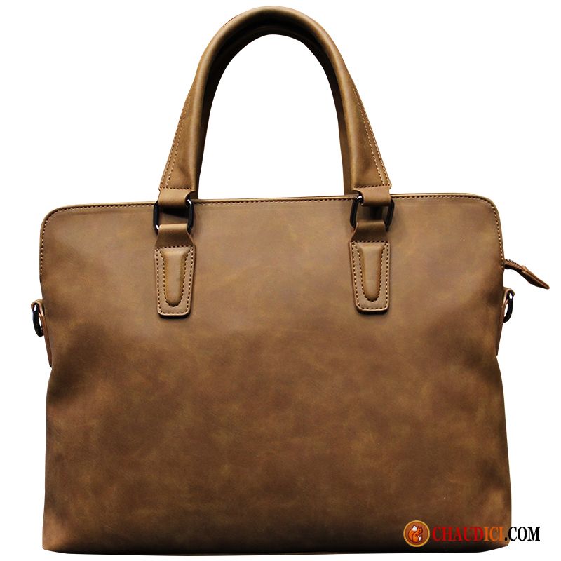 Sac À Main À Dos Sac D'ordinateur Portable Sacs À Bandoulière Mallette Tendance Homme