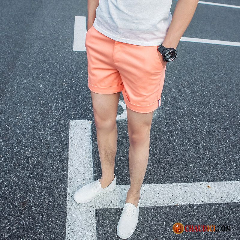 Shorts Blanc En Lin Homme Rosybrown Shorti Homme Plage Slim Pantalons