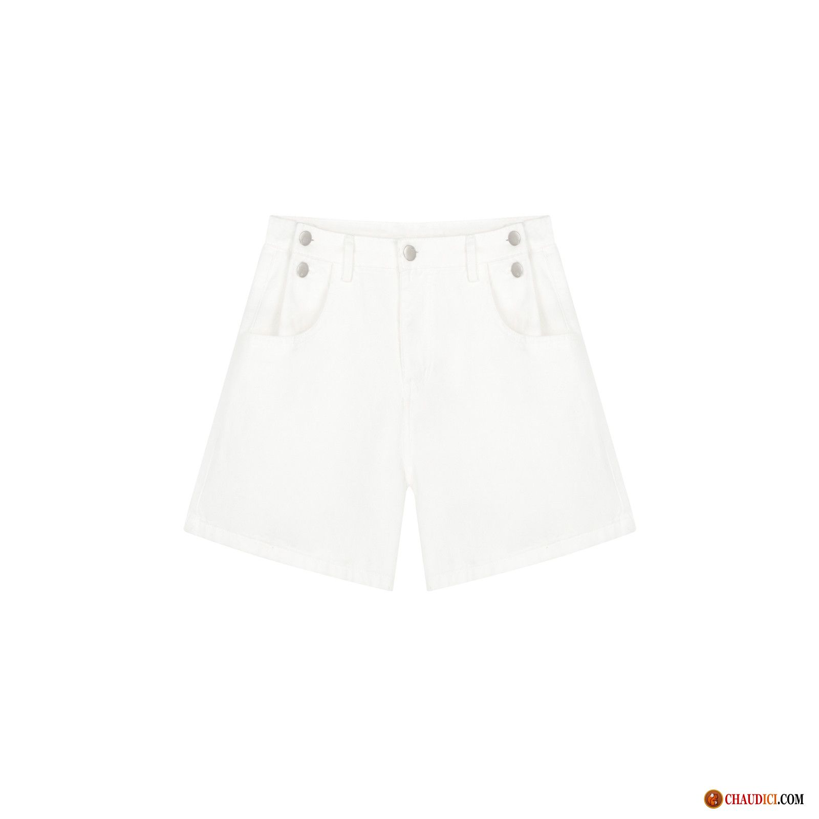 Shorts Femme Discount Shorti Femme Été Haute Cintrée Blanc