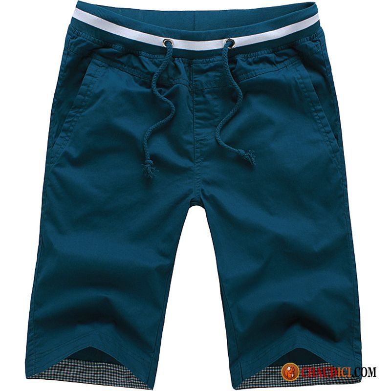 Shorts Homme Jean Coton Bio Légère Slim Plage Homme