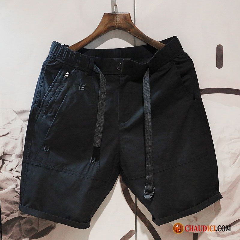 Shorts Homme Large Homme Tendance Shorti Pantalon Jambe Droite