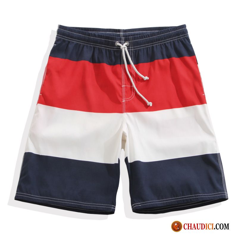 Shorts Laine Homme Sport Décontractée Séchage Rapide Plage Couleur De Contraste France