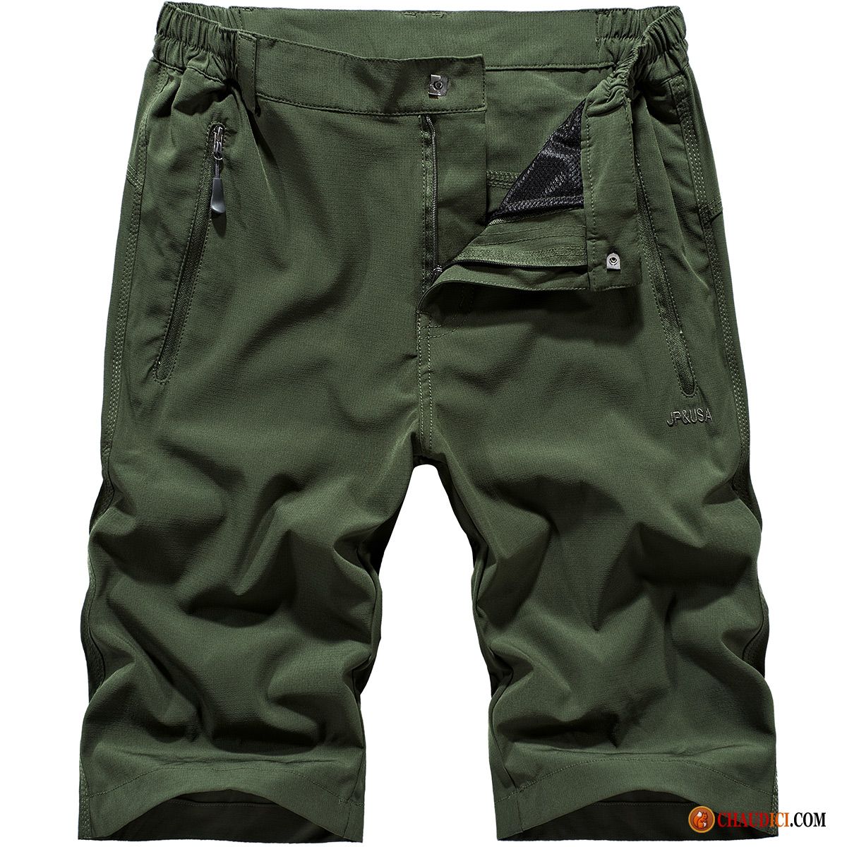 Shorts Velours Homme Slim Militaire Vert Homme Pantalon Grande Taille Shorti Pas Cher