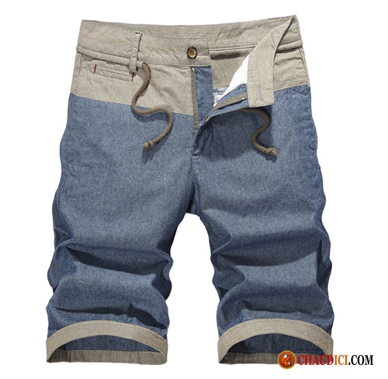 Shorts Été Homme Pantalons Jeunesse Légère Homme Cinquième Pantalon Pas Cher