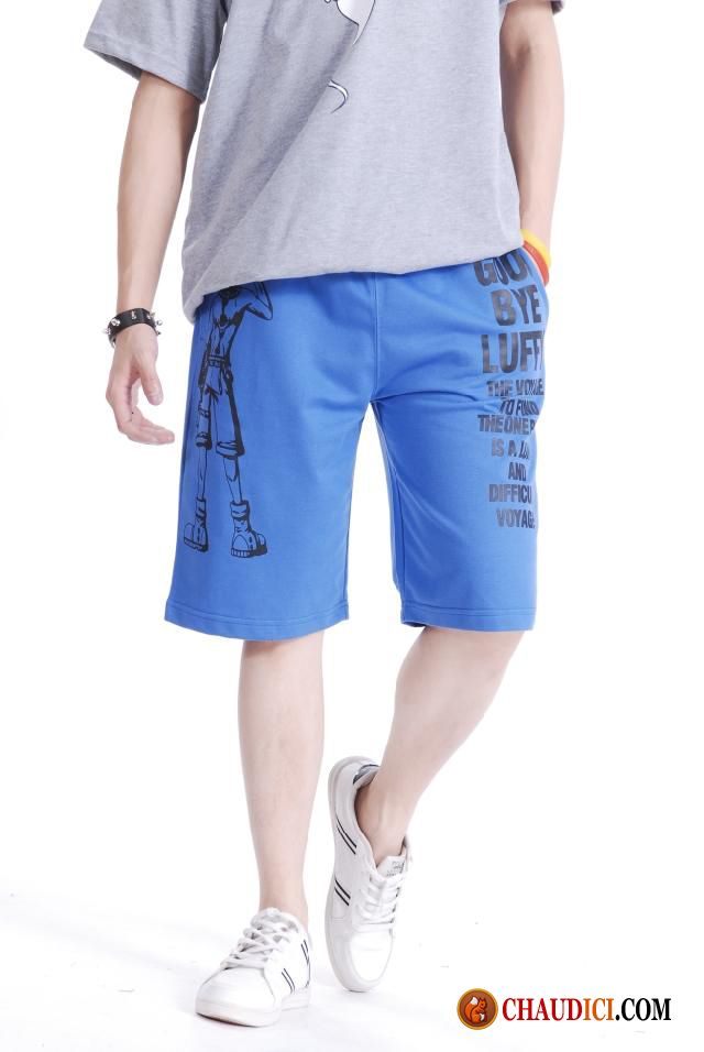 Solde Shorts Homme Baggy Grand Homme Décontractée Été