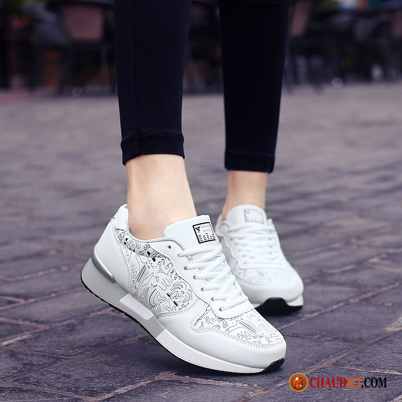 Soldes Chaussures Tennis Femme Pensée Basse Chaussures De Skate Femme Printemps Fantaisie