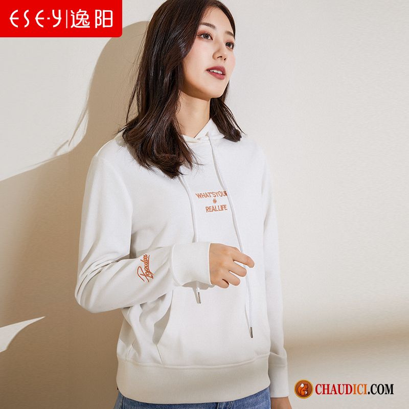 Sweat À Capuche Cachemire Femme Une Veste Tendance Sport Court Hoodies Soldes