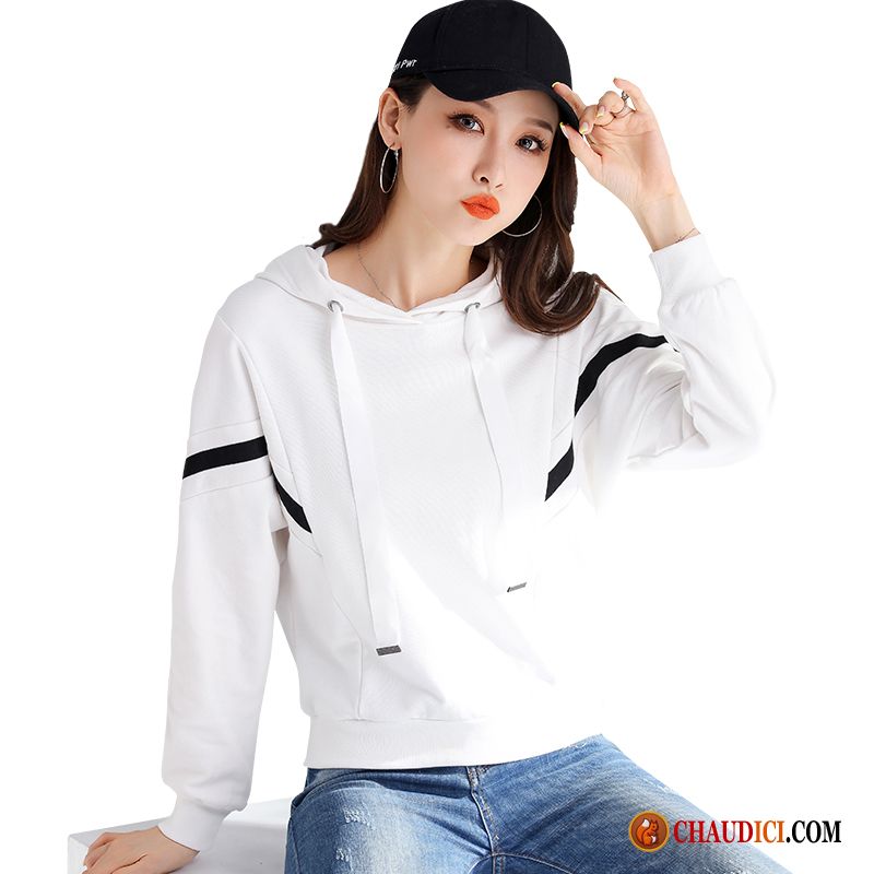 Sweat À Capuche Maille Femme Ultra Tendance Pure L'automne Une Veste Pas Cher