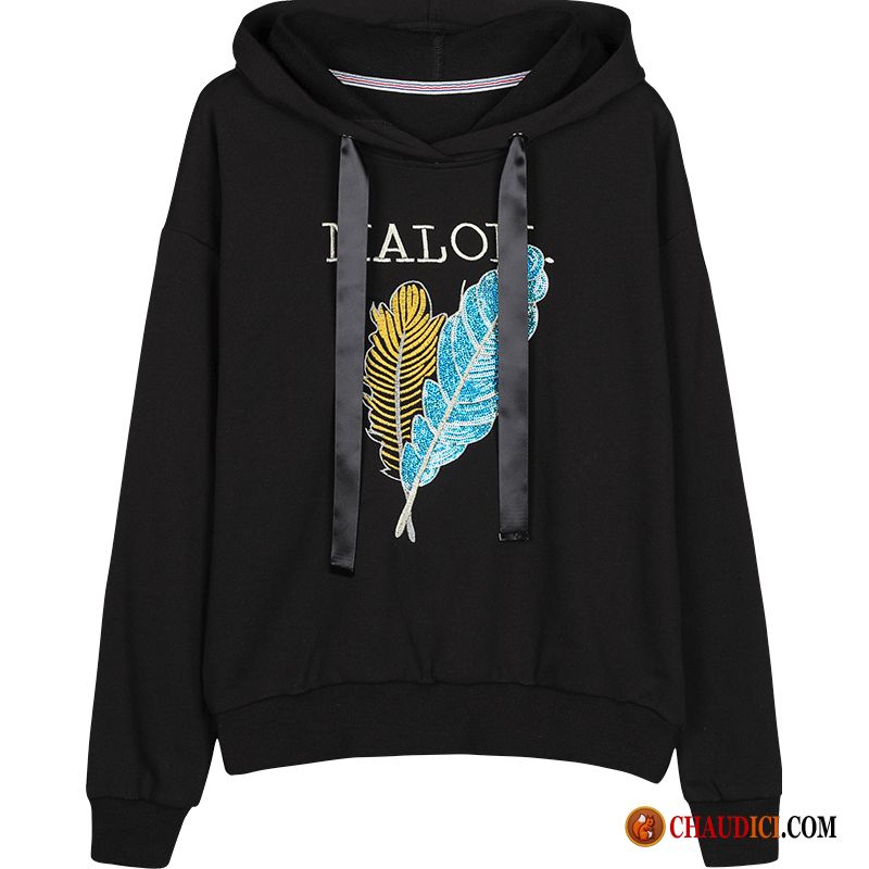 Sweat À Capuche Marine Femme Femme Tendance L'automne Manteau Hoodies France