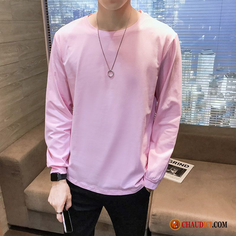 Tee Shirt Homme Les Adolescents Rose Mode L'automne Homme