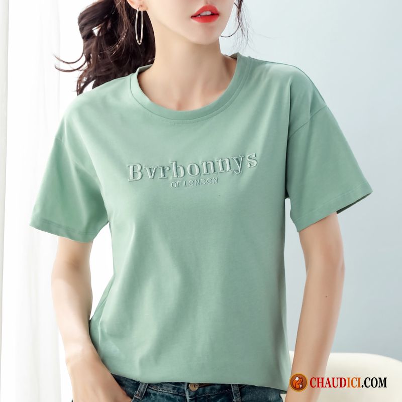 Tee Shirt Stretch Femme Femme Tendance Baggy Ultra Grande Taille