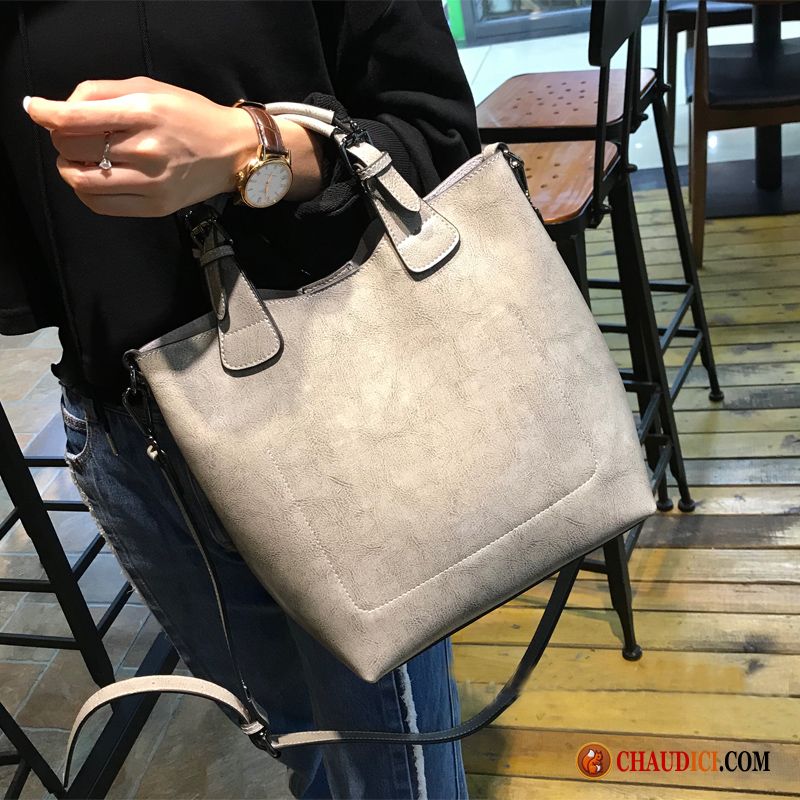 Tous Sac A Main Azur Cuir De Boef Cuir Véritable Printemps Grand Paquet Femme