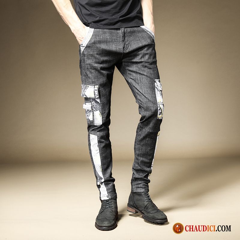 Vente De Jeans Homme Pierre Jeans Poche Homme Marque De Tendance Cargo Pas Cher