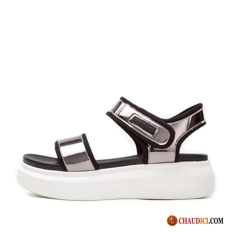 Vente Sandales Chaussure Dame Rue Sandales Femme Plateforme Soldes