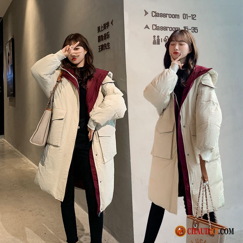 Veste En Coton Femme Noir Or L'automne Tendance Blanc Femme Manteau Pas Cher