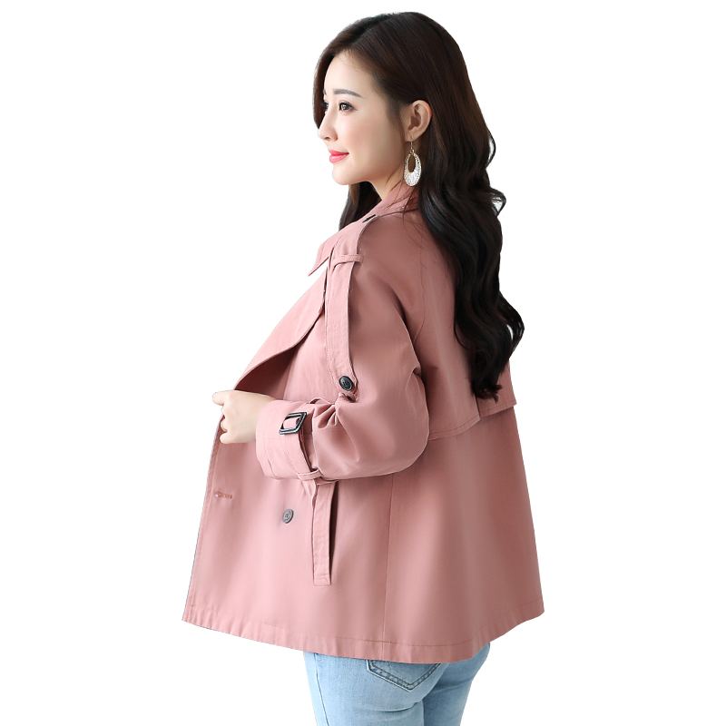 Veste Noir Et Blanche Femme Printemps Femme L'automne Court Manteau Pas Cher