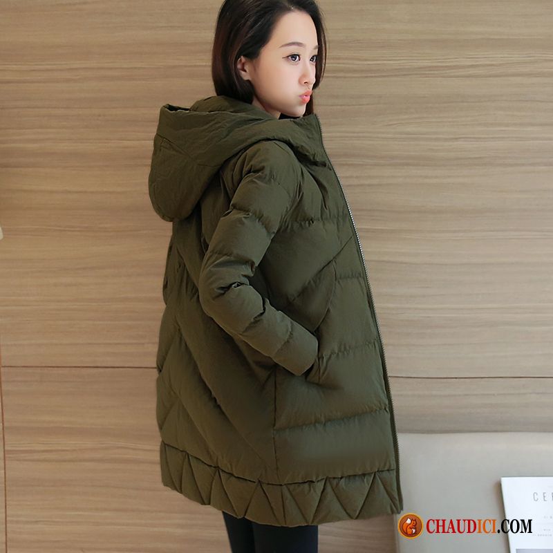 Veste Polaire Femme Pérou Hiver Longue Fermeture Éclair Vêtements Matelassé Femme Pas Cher