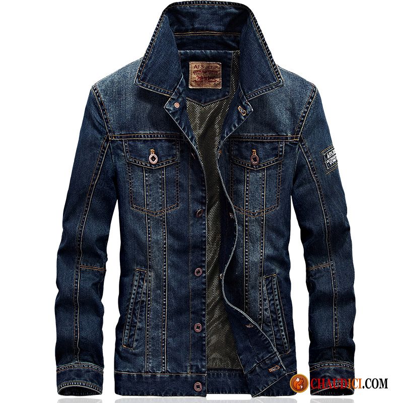 Veste Pour Homme Pas Cher Lavande Veste Cargo L'automne Tendance Manteau Soldes