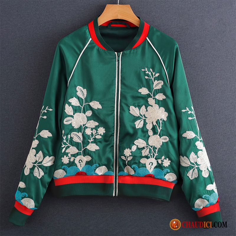 Veste Tailleur Rouge Femme Neige Manteau Vert Col Mandarin L'automne Grande Taille Pas Cher